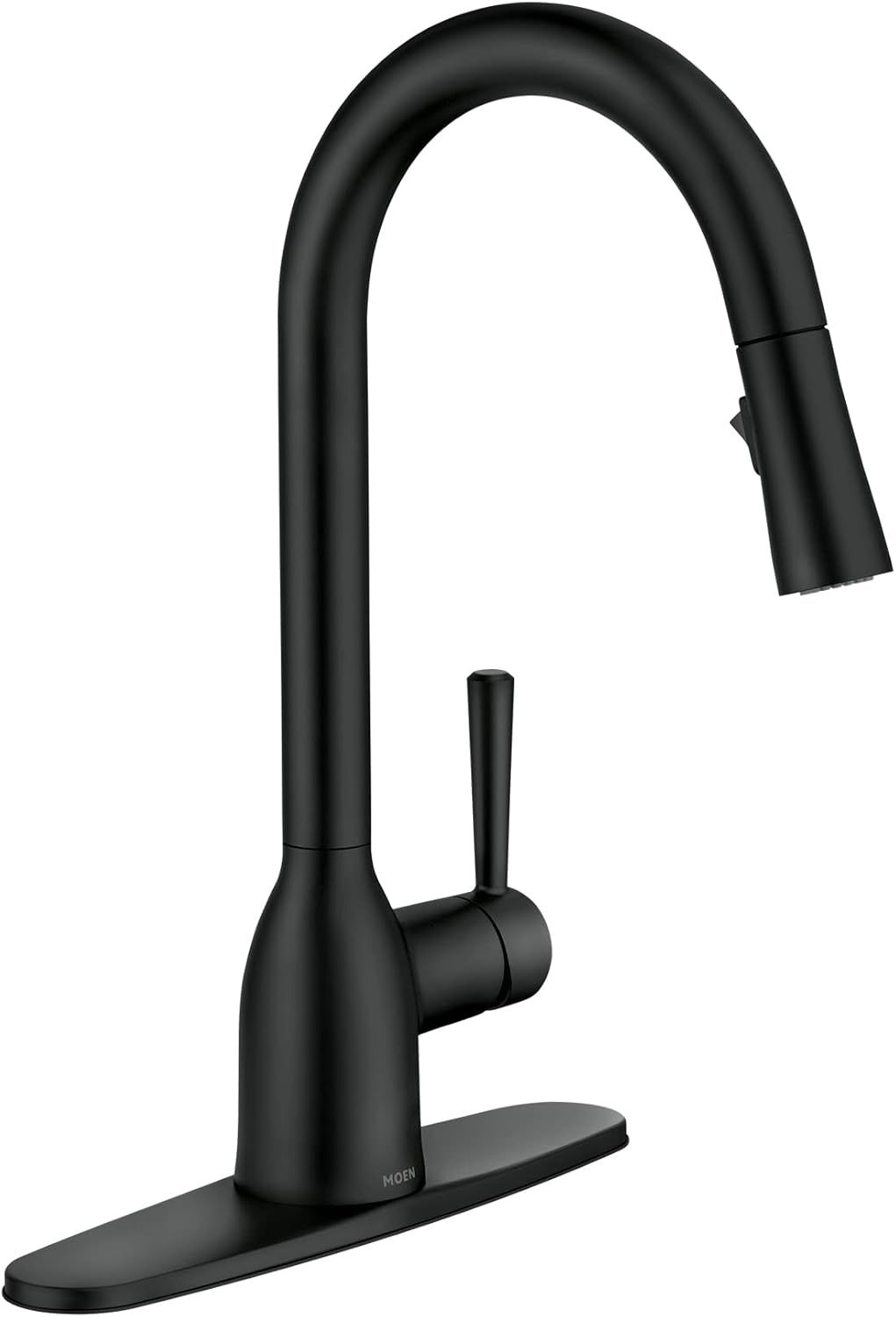 Matte Black Stainless Steel Pull-Out Spray Kitchen Faucet