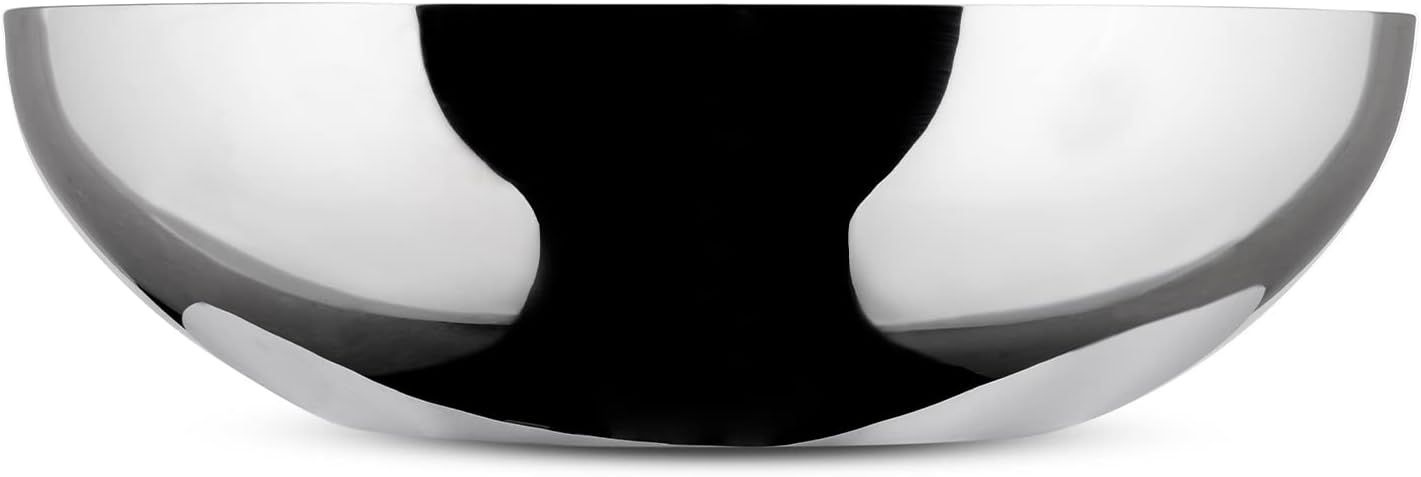 Alessi"Double" Bowl, Large, Silver