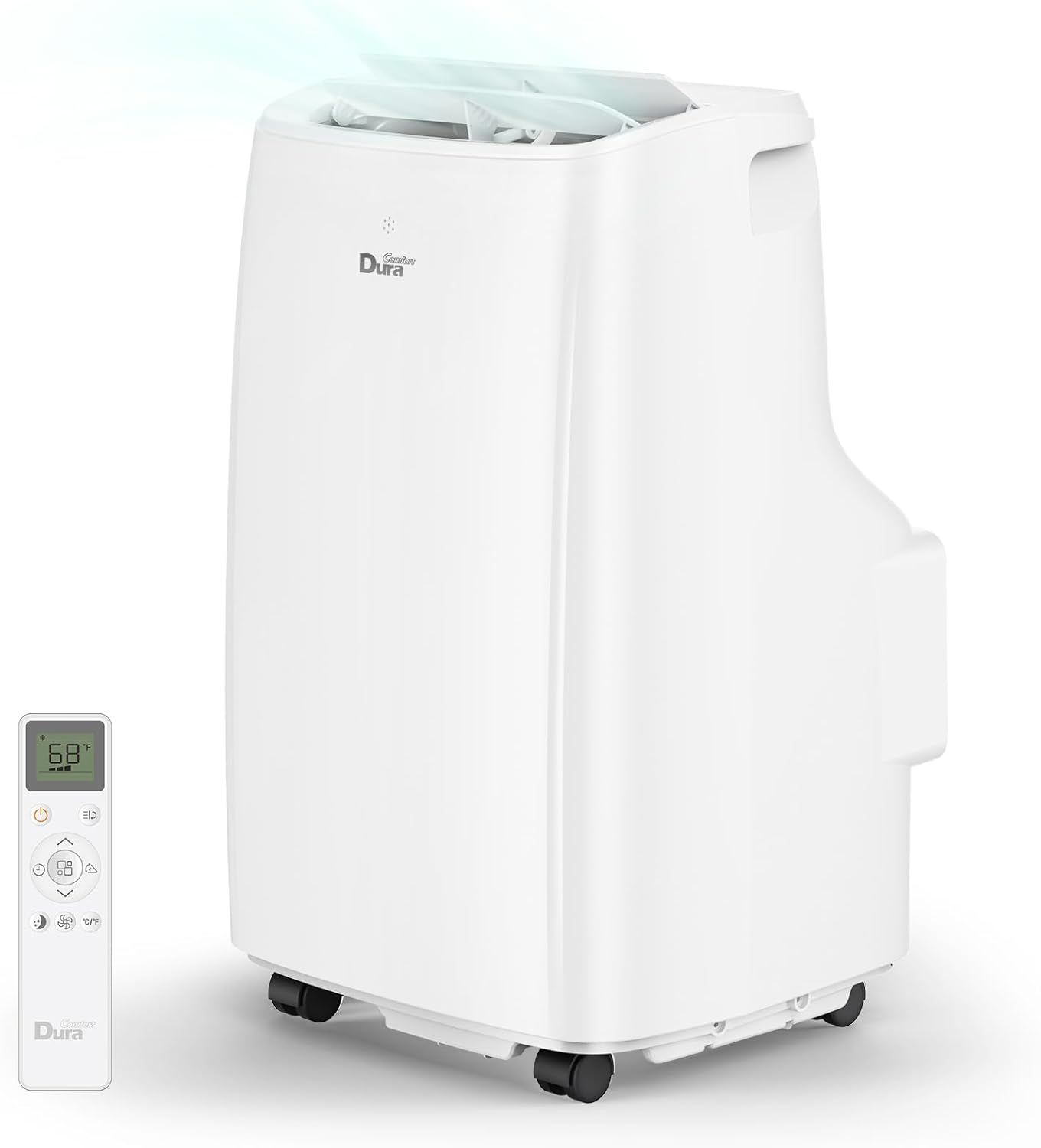 DuraComfort 10000 BTU White Portable Air Conditioner with Remote