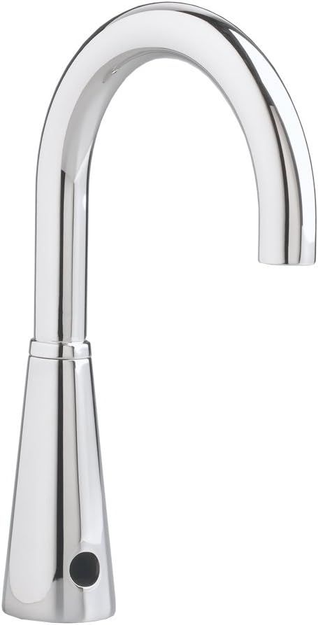 Polished Chrome Touchless Gooseneck Bathroom Faucet