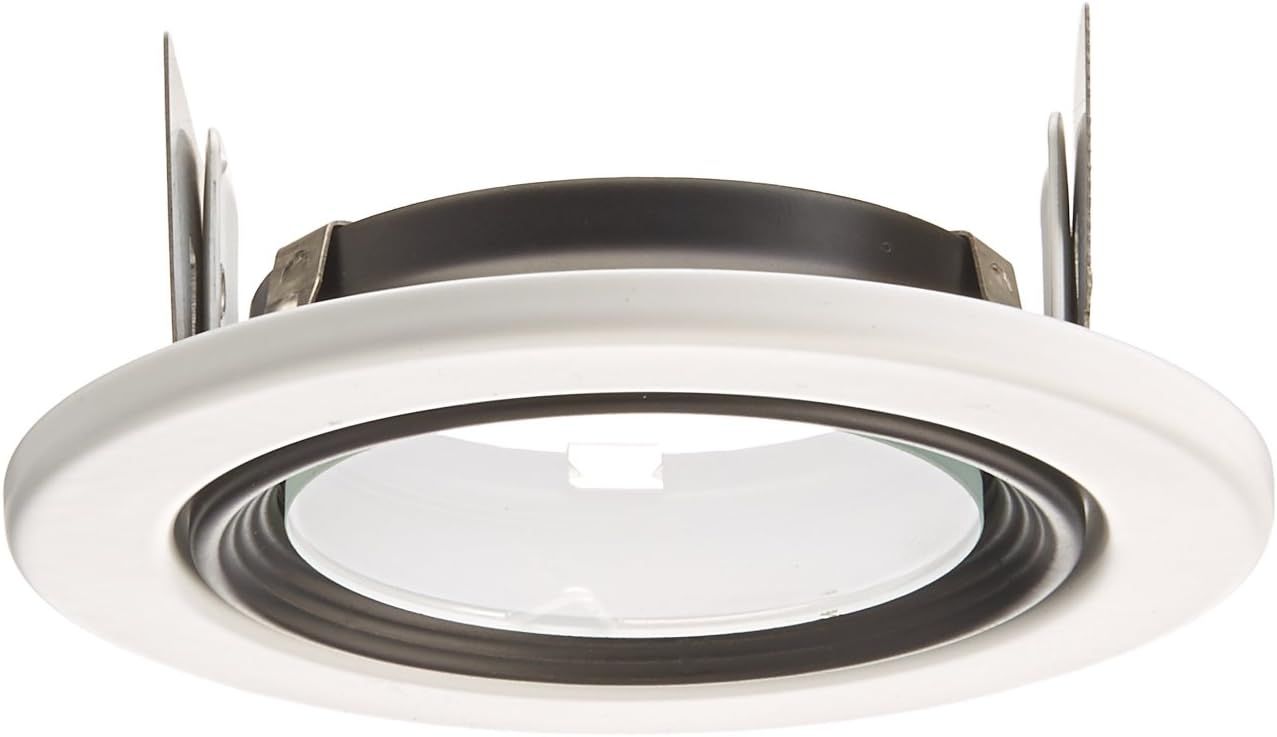 White Aluminum 2.5-Inch Round Recessed Downlight Trim