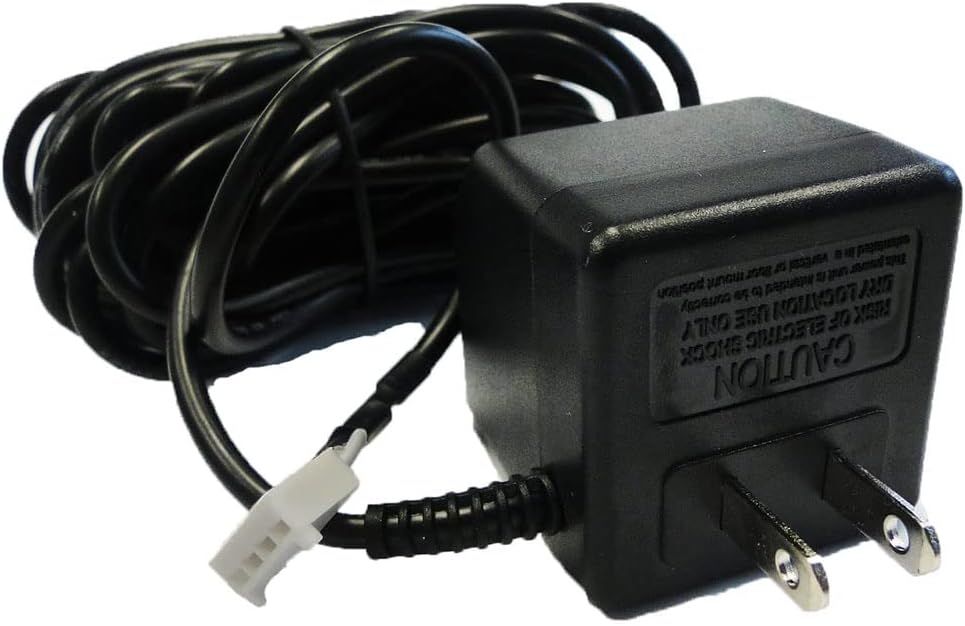 Black 15V DC Wall Mount Power Adapter