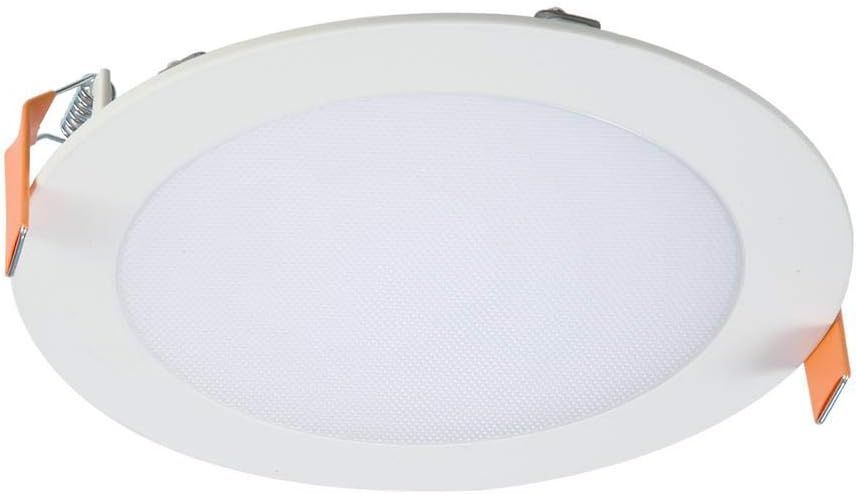 White Aluminum 6-Inch LED Recessed Light with Selectable CCT