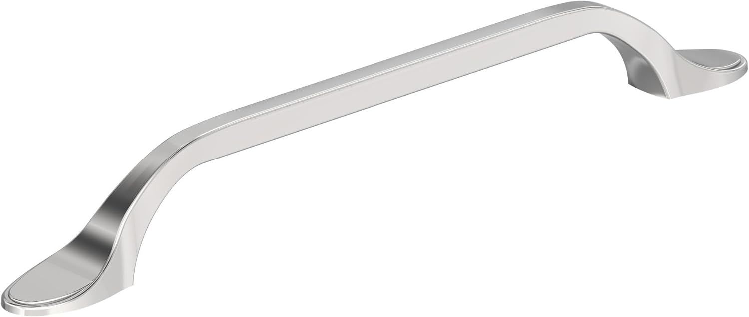 Ravino Polished Chrome 8-Inch Modern Cabinet Pull