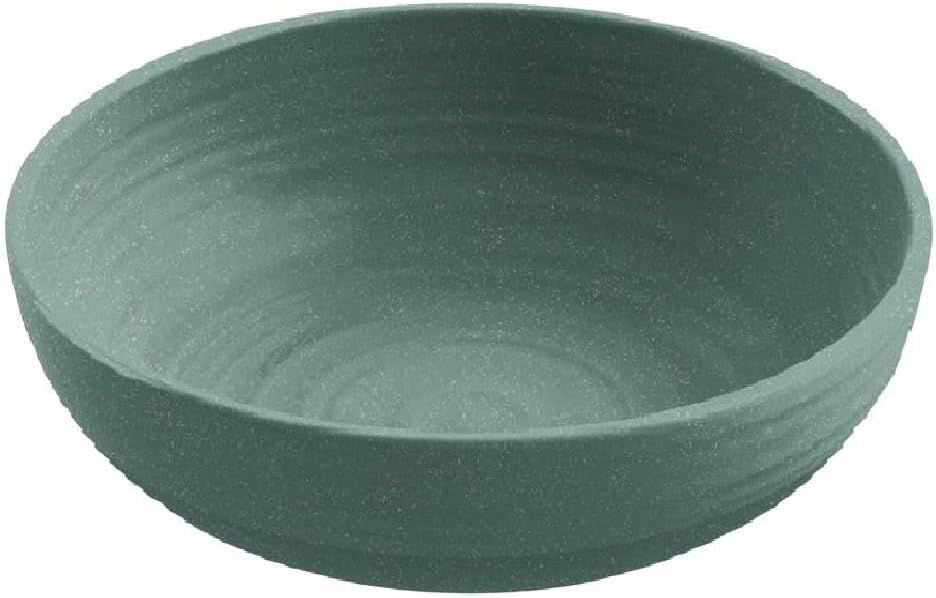 Teal Ceramic 8" Low Bowl Set for Indoor/Outdoor Use