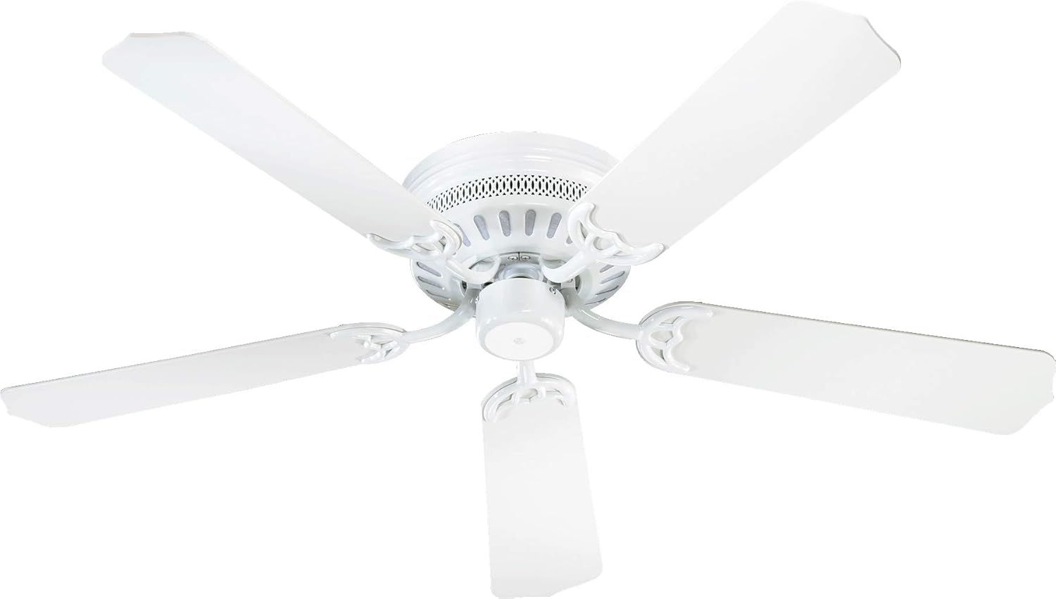 White Low Profile 42-Inch Traditional Ceiling Fan with Lighting