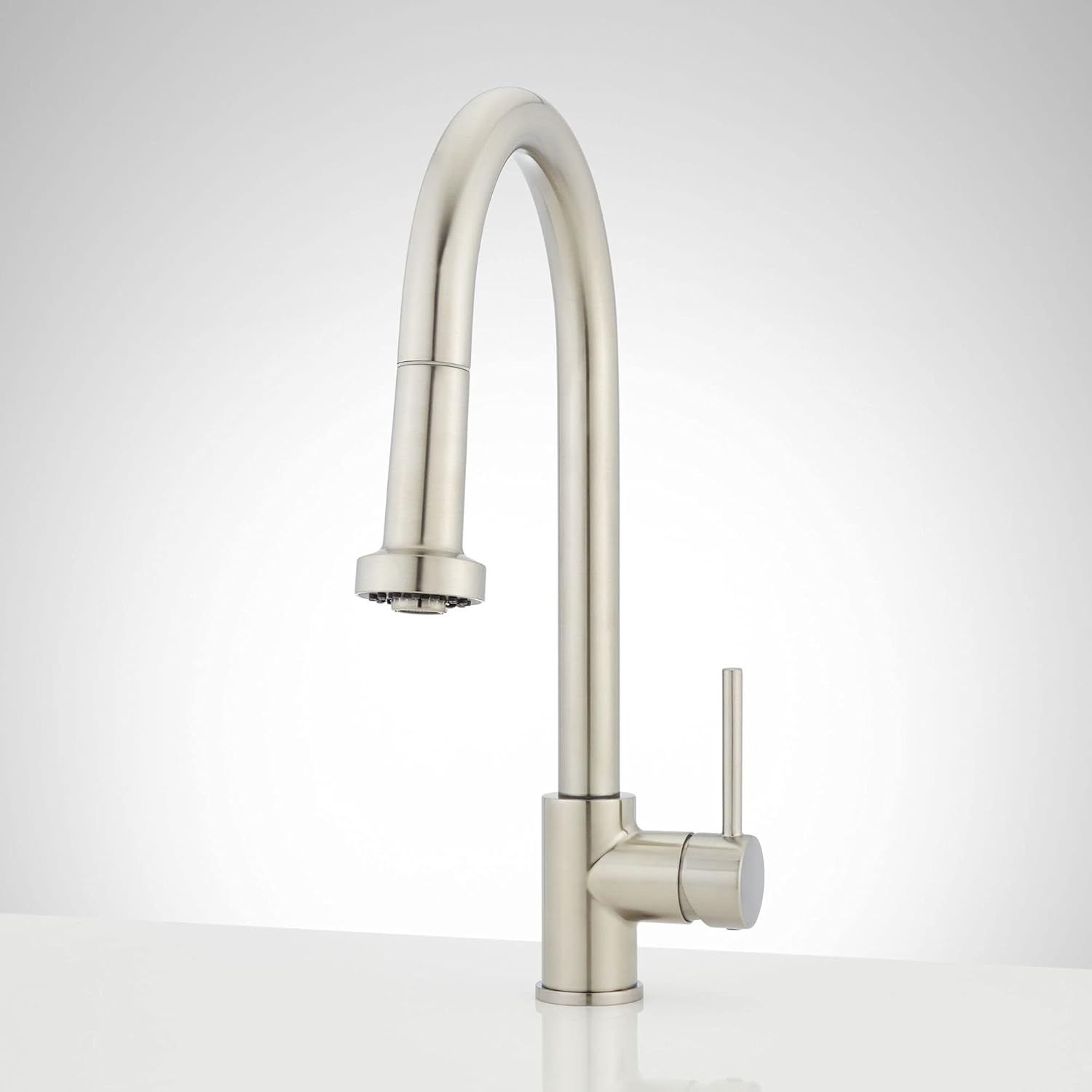 Stainless Steel Single Handle Pull-Down Kitchen Faucet