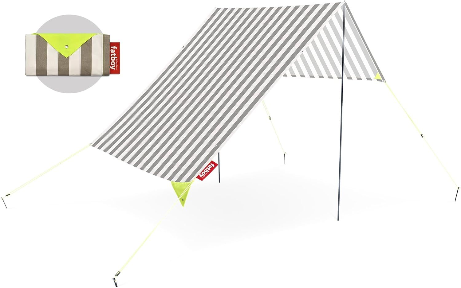 Biarritz Ultralight Portable White Aluminum Beach Tent