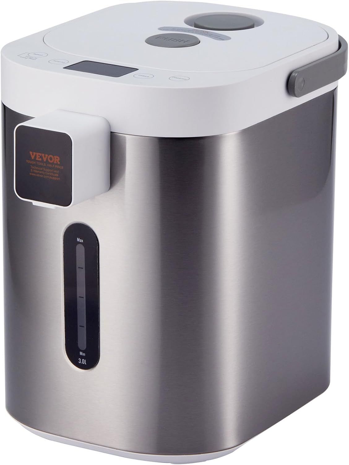 Stainless Steel 3L Hot Water Dispenser with LCD and Child Lock