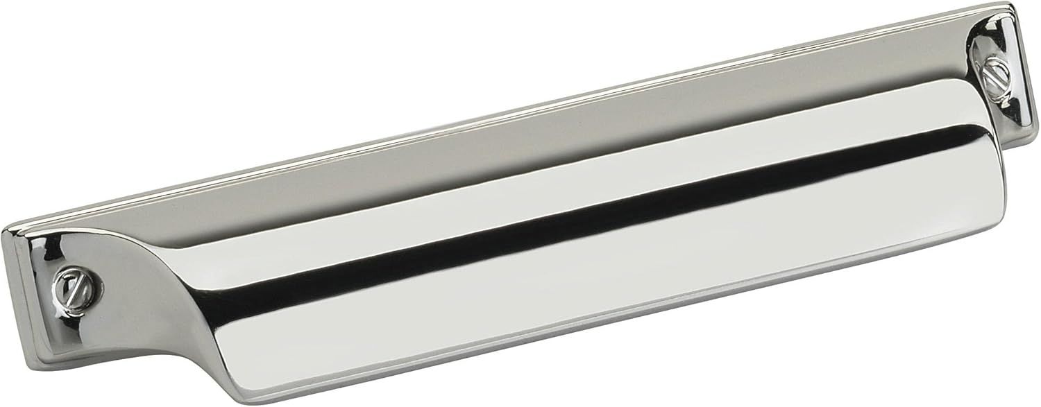 Polished Nickel Classic Cabinet Cup Pull 3-3/4 inch