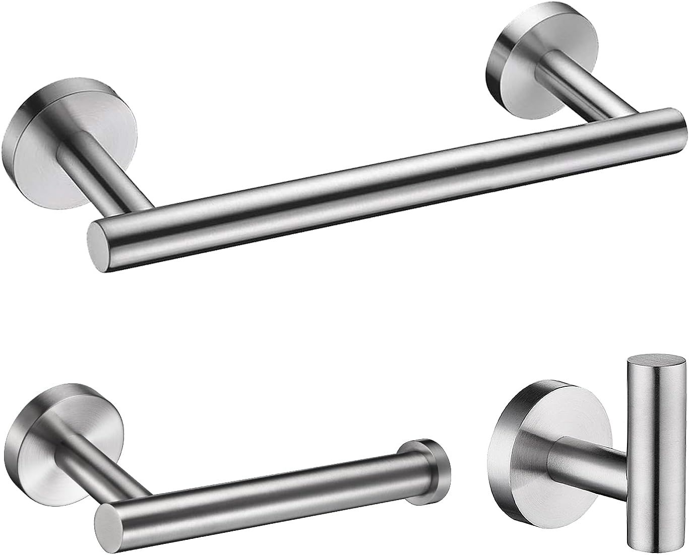 Brushed Nickel Stainless Steel Bathroom Hardware Set