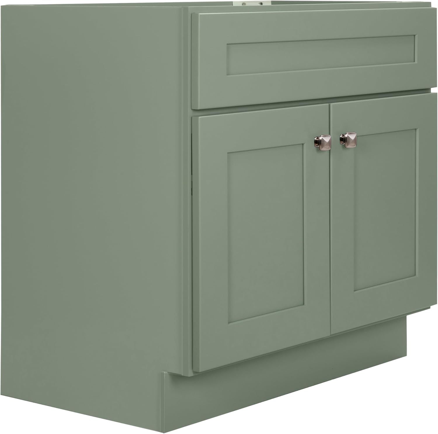 Evergreen Fog 30-Inch Freestanding Wood Bathroom Vanity