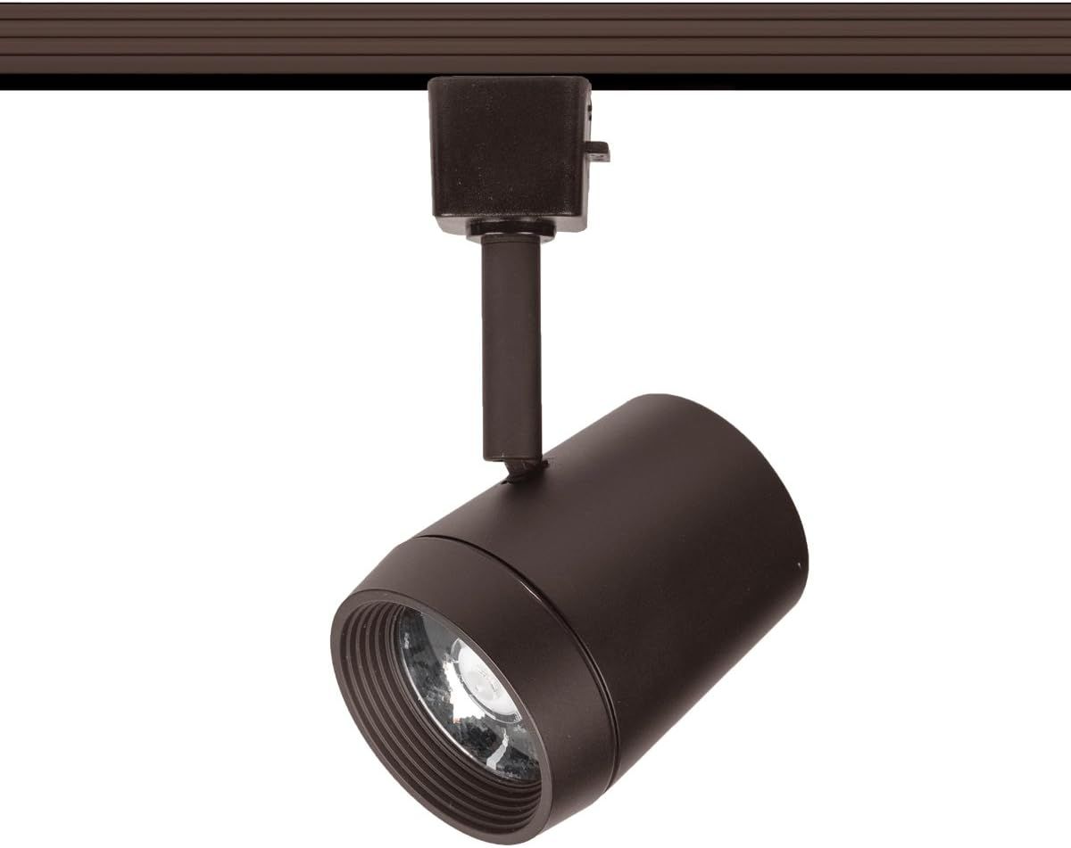 Dark Bronze Adjustable LED Track Head with Beam Options