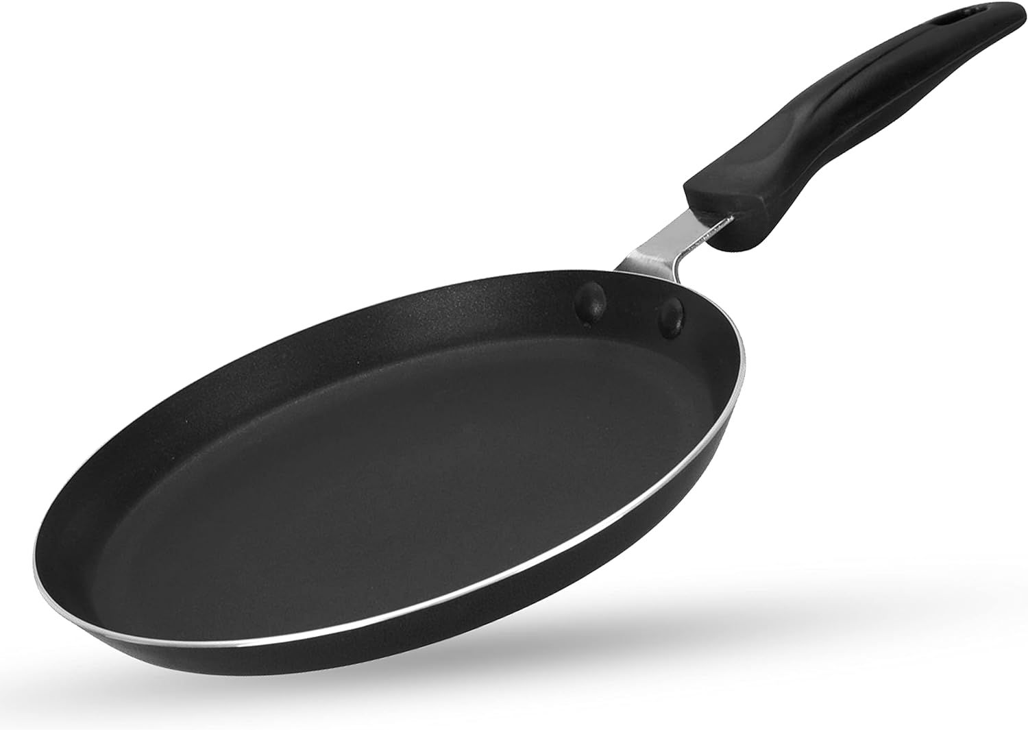 Aluminum 9-Inch Nonstick Round Griddle Pan with Bakelite Handle