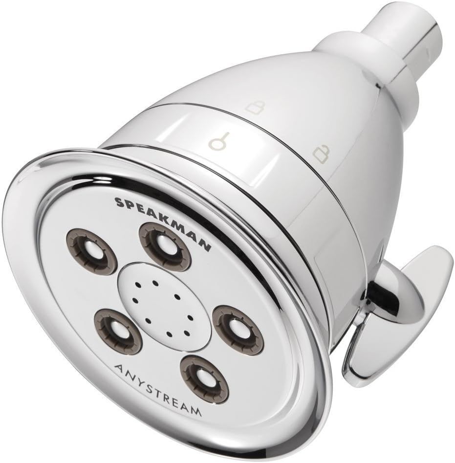 Chrome Handheld Filtered Shower Head with Pulse and Jet