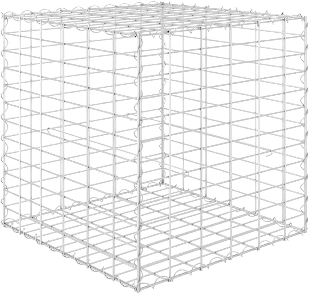 Steel Wire Cube Gabion Raised Bed Planter 23.6"