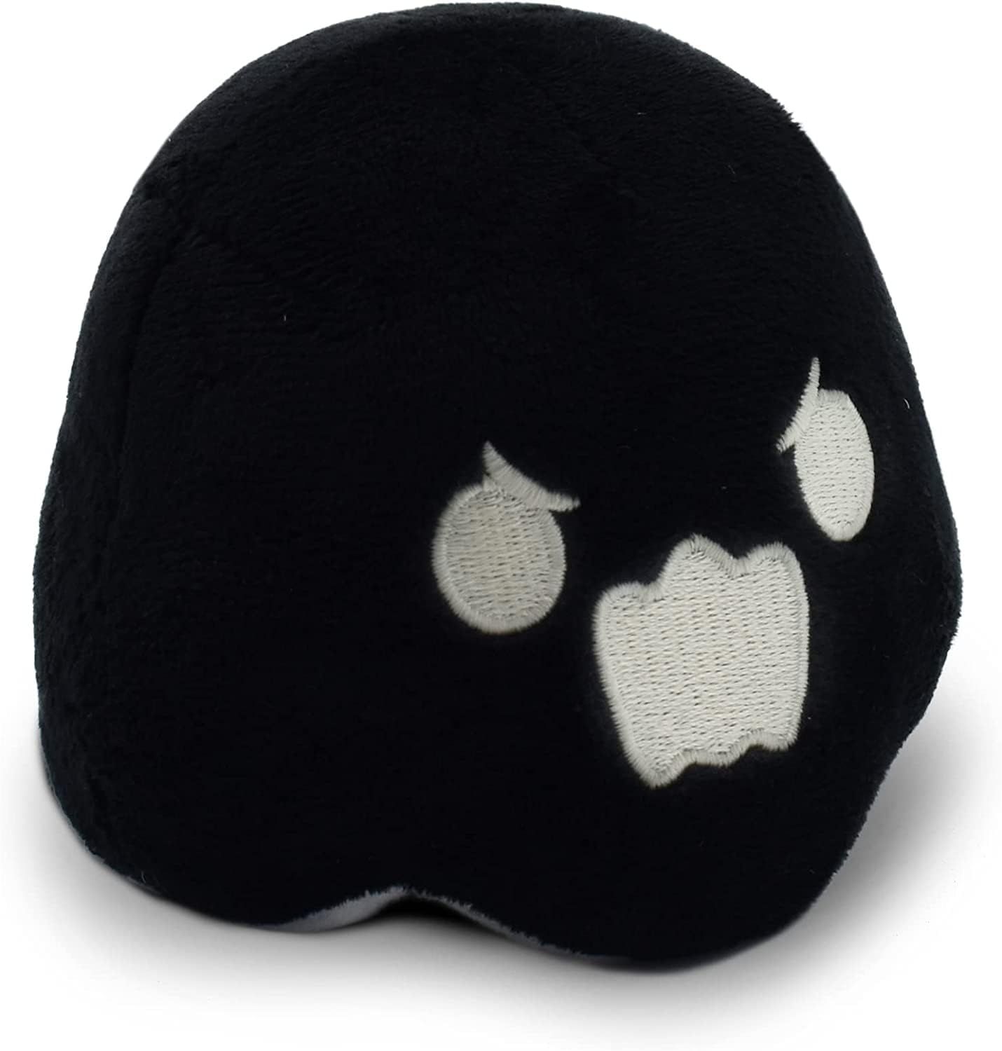 Reversible White and Black Plush Ghost Toy