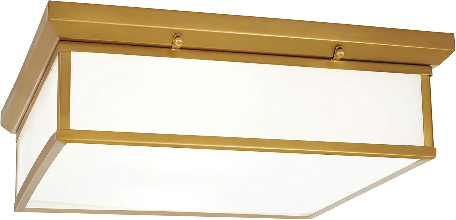 Liberty Gold LED Square Flush Mount Ceiling Light