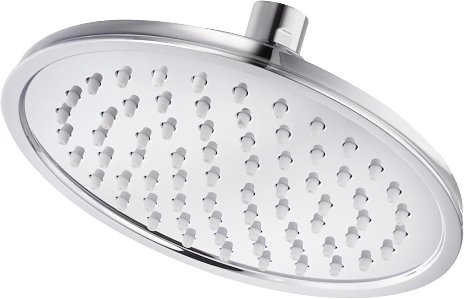 Polished Chrome Round Raincan Wall Mounted Shower Head