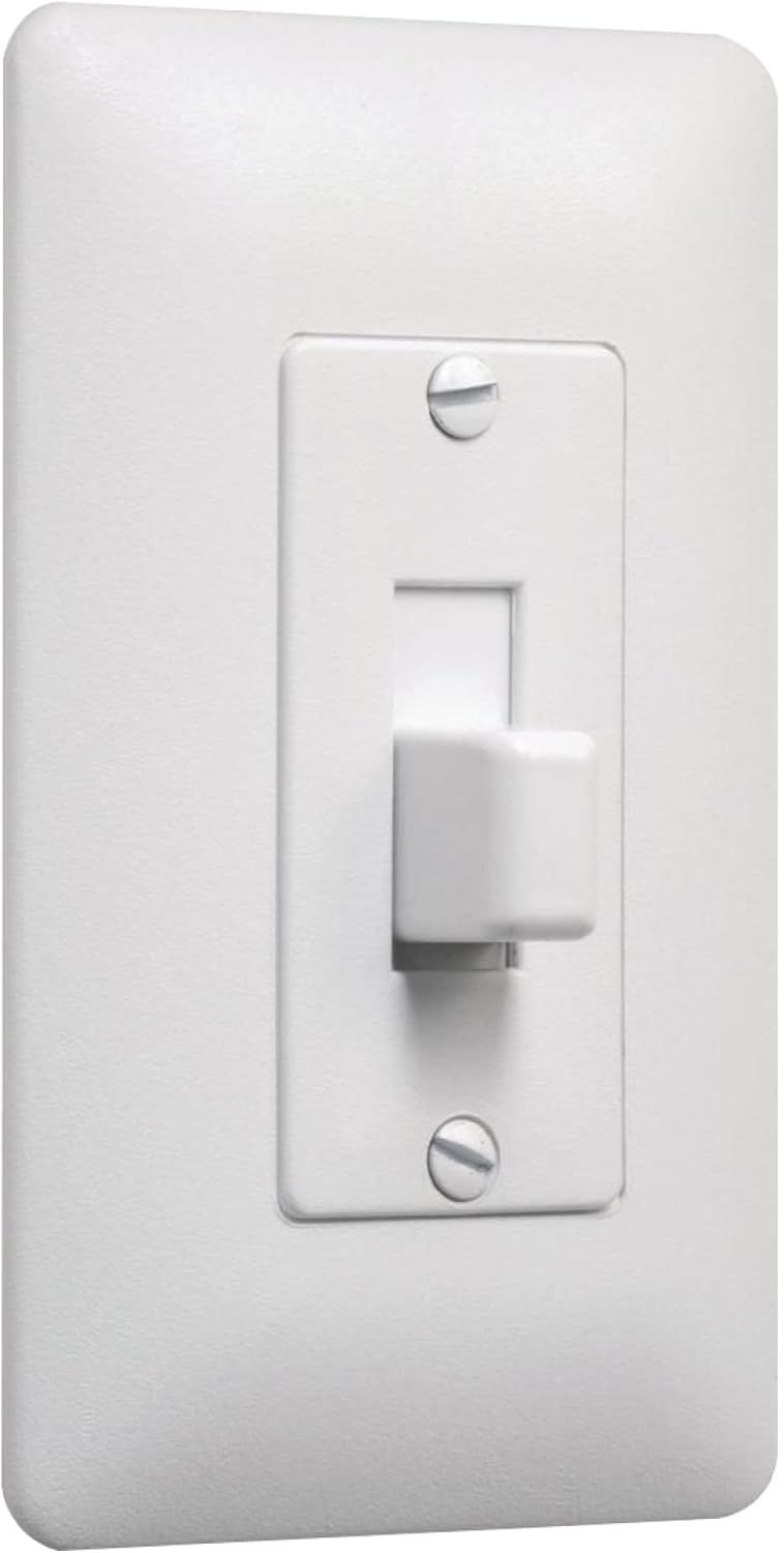 White 1-Gang Toggle Switch Wall Plate