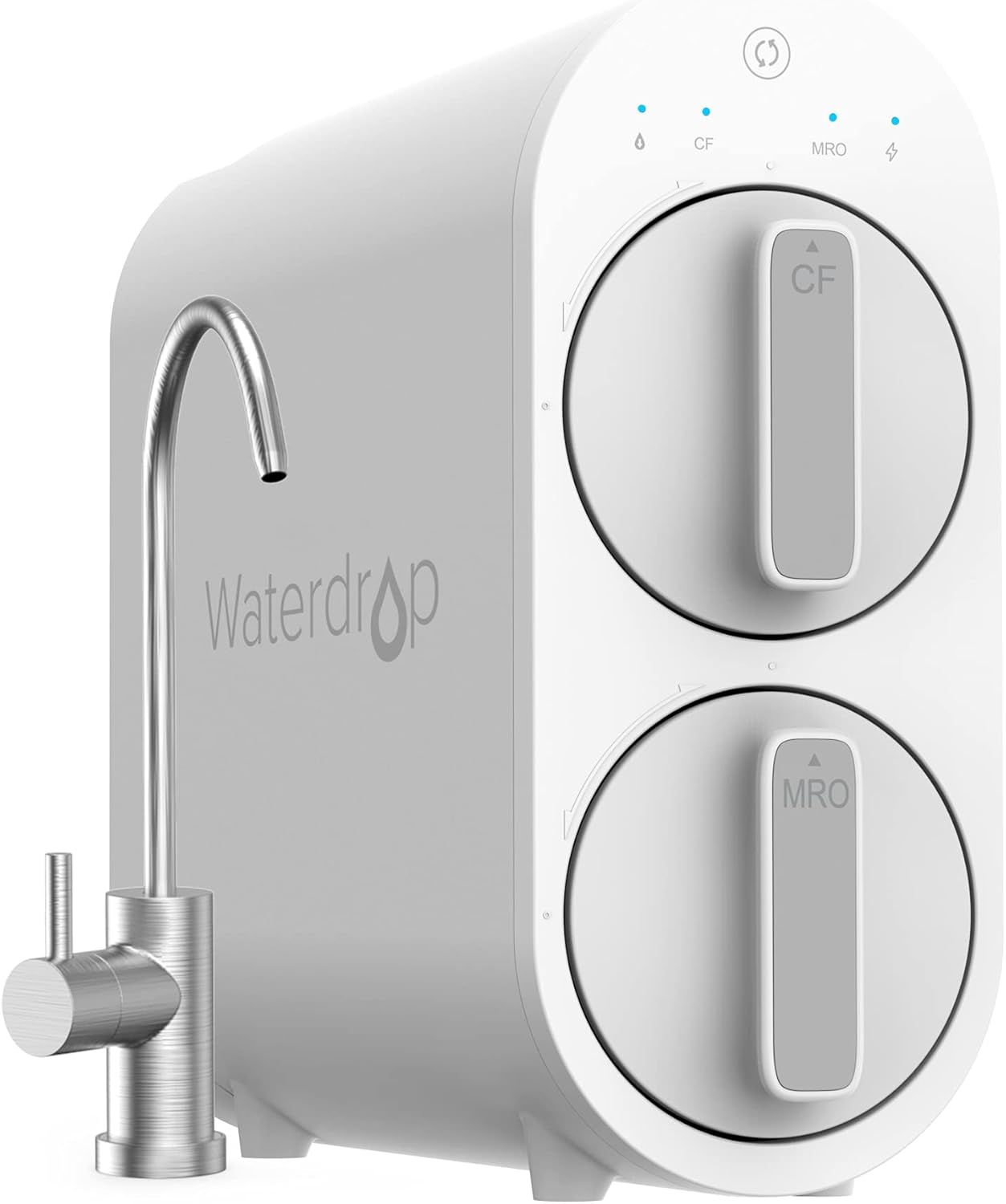 Waterdrop White Tankless Under-Sink Reverse Osmosis System