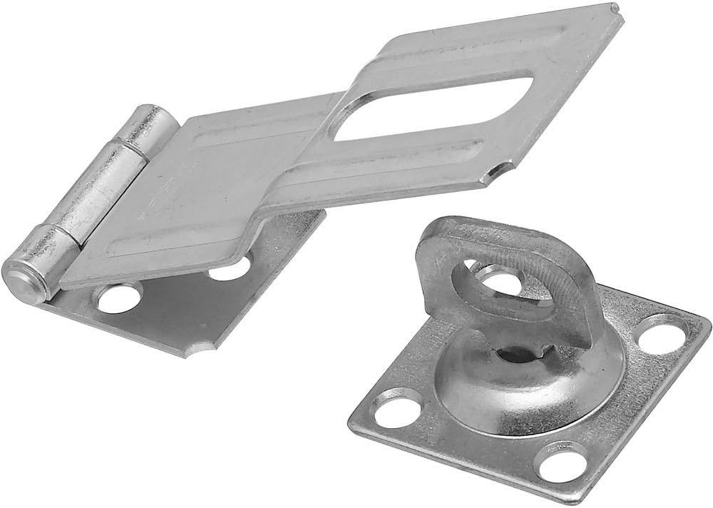 4.5 Inch Zinc Plated Steel Swivel Staple Safety Hasp