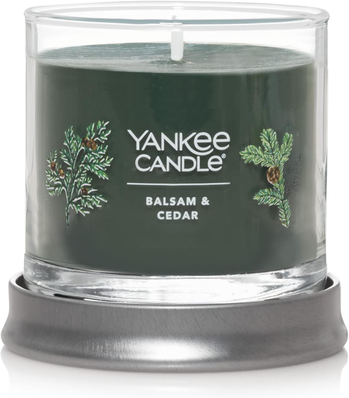 Balsam & Cedar Scented Small Soy Tumbler Candle