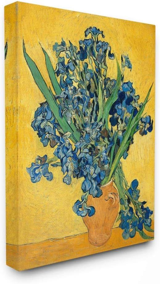 36" x 48" Van Gogh Irises Post Impressionist Canvas Wall Art