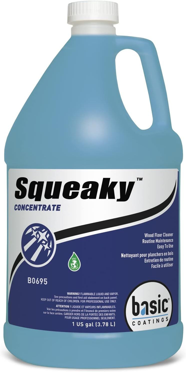 Squeaky Concentrate Blue Hardwood Floor Cleaner 1 Gallon