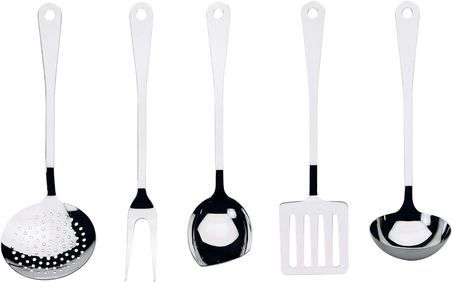 Jasper Morrison Stainless Steel 5-Piece Kitchen Utensil Set