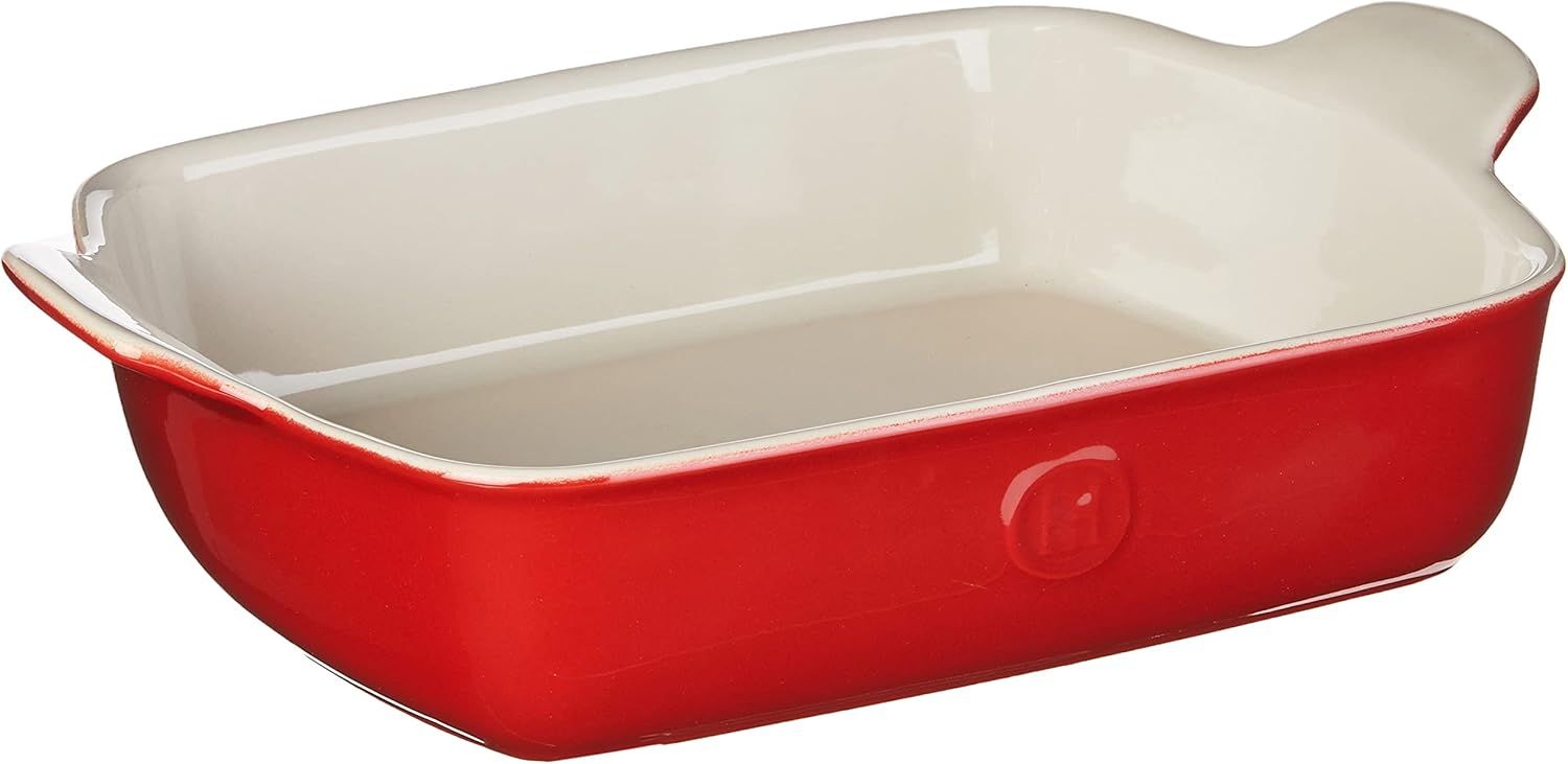 Rouge Ceramic Small Rectangular Baker 11 x 8 Inches