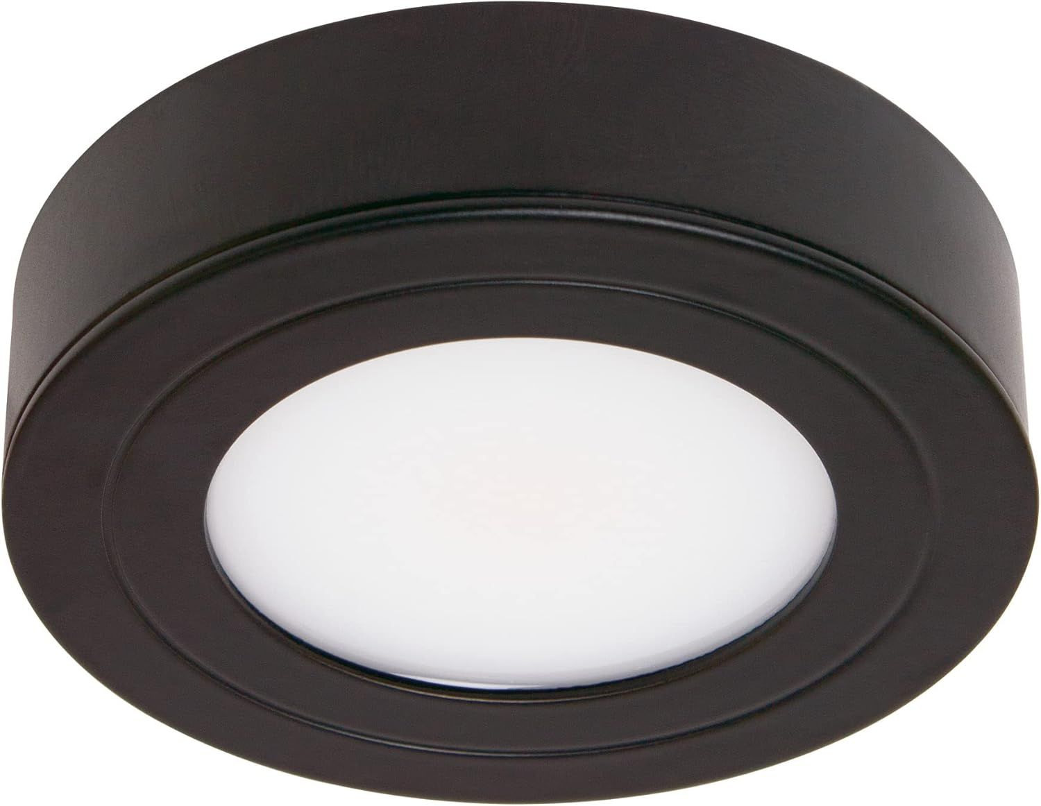 Black Metal Dimmable LED Puck Light with Diffusion Technology