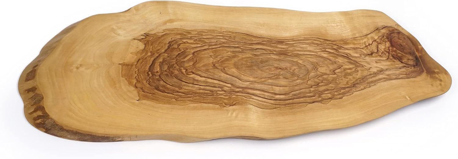 Natural Italian Olive Wood Rectangular Serving Board