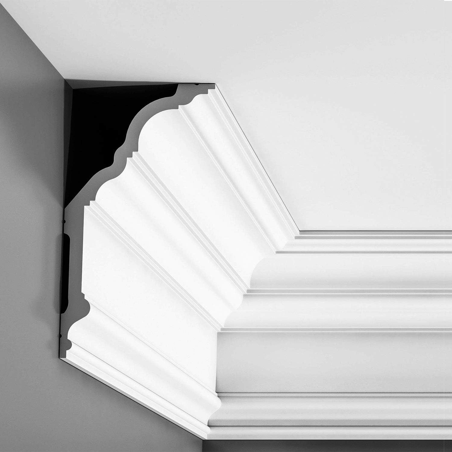 Primed White Polyurethane Crown Moulding 78.75"