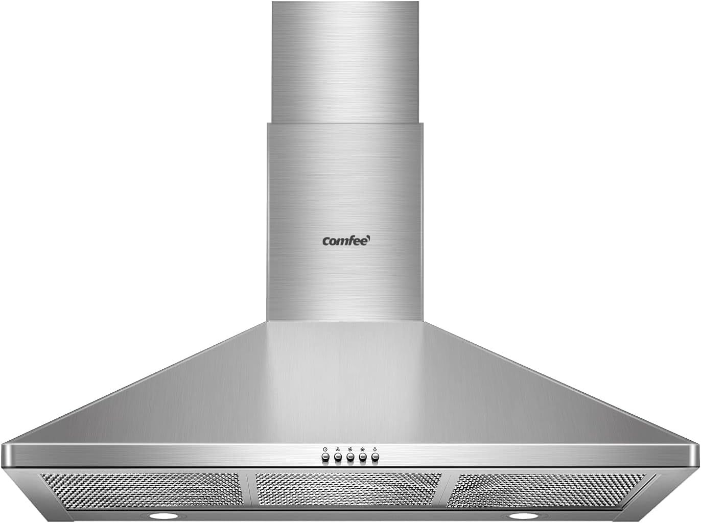 36 Inch Stainless Steel Convertible Wall Mount Range Hood