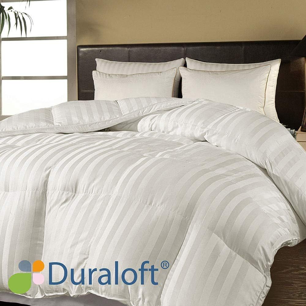 King White Cotton Down Alternative Comforter Set