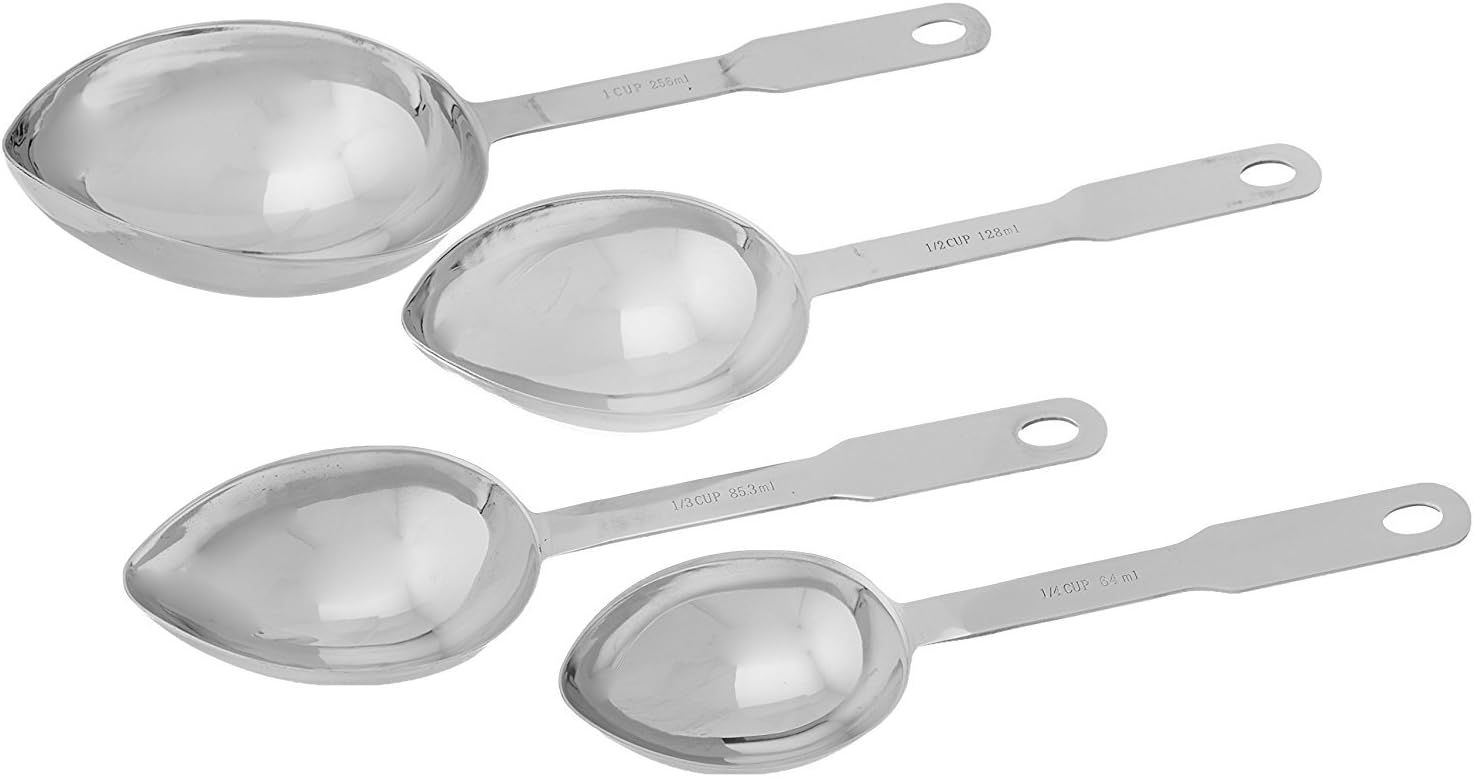 Heavy Duty Stainless Steel Measuring Spoon Set, 4 Pieces