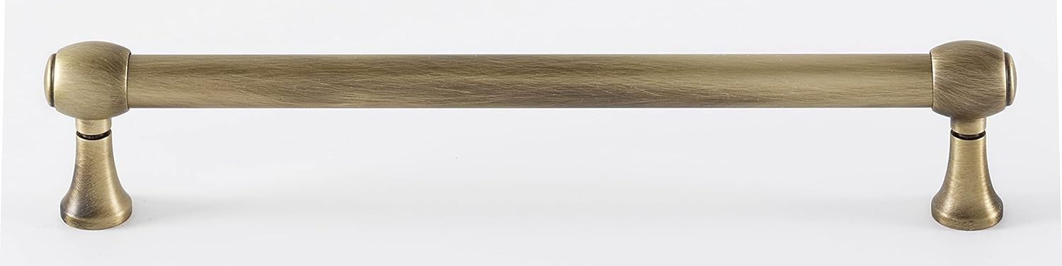 Unlacquered Brass 6-Inch Mid-Century Cabinet Pull Handle