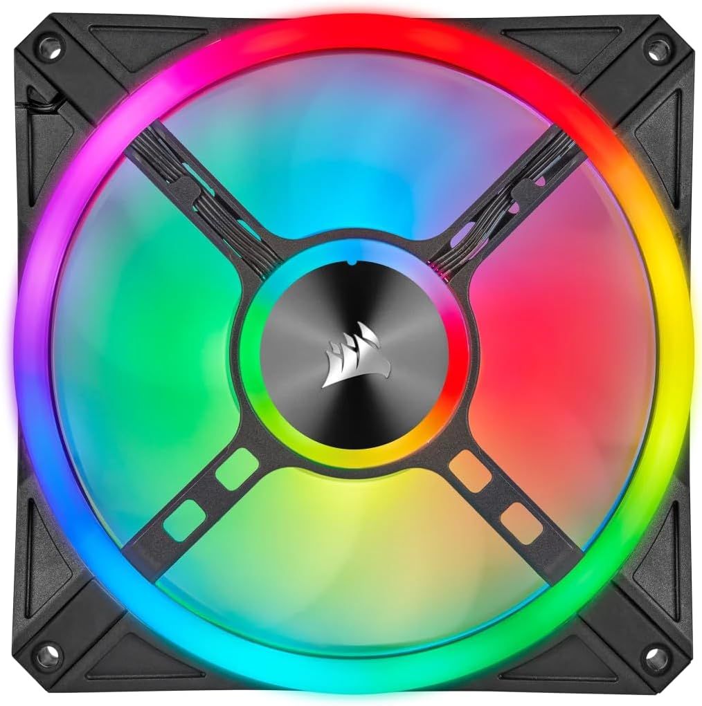 Corsair QL140 RGB LED 140mm Black Case Fan