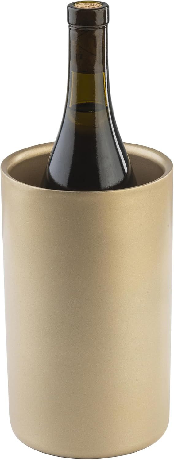 Gold Stainless Steel Double Wall Wine Cooler