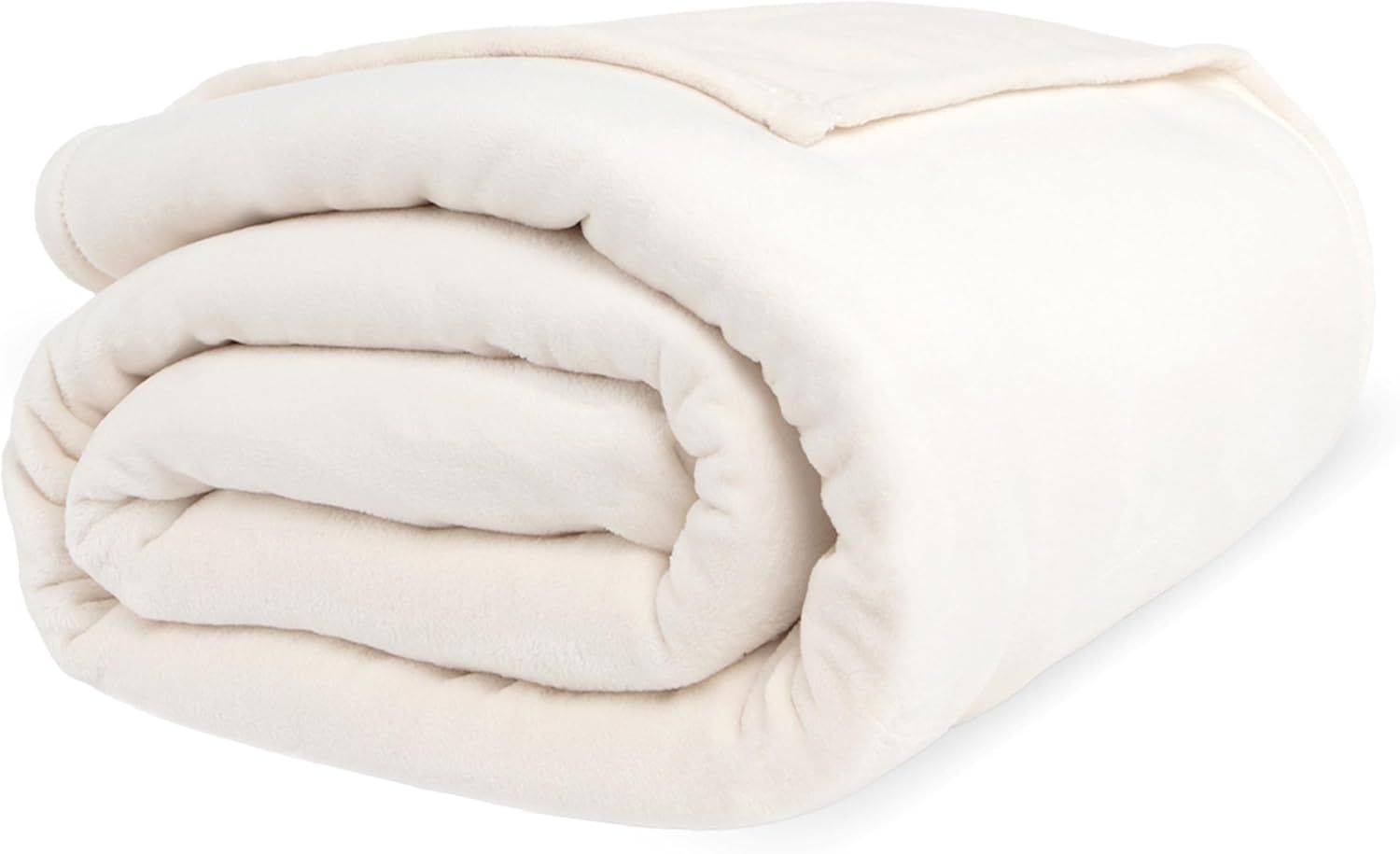 Full Ivory Fleece Single Layered Kids Blanket