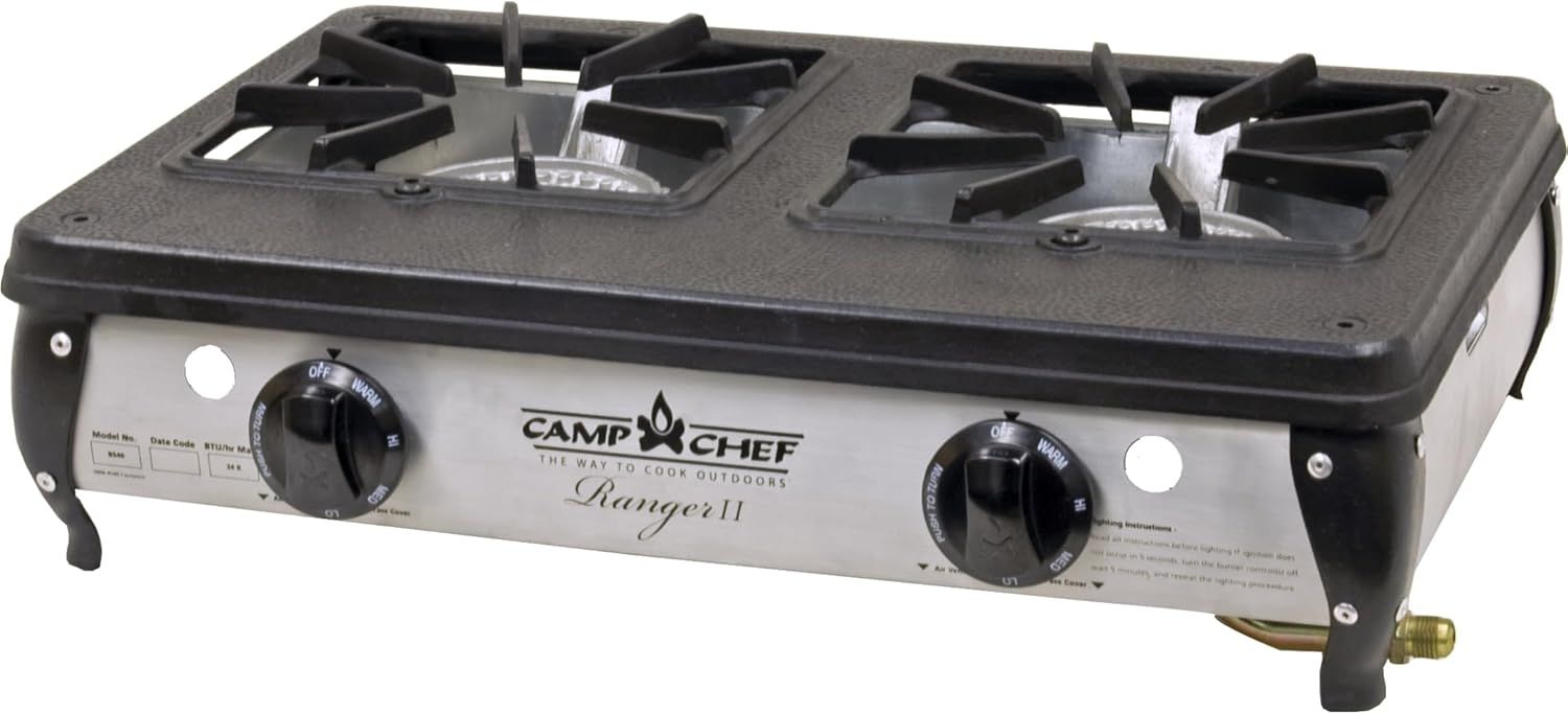 Ranger II 2-Burner Portable Gas Camping Stove