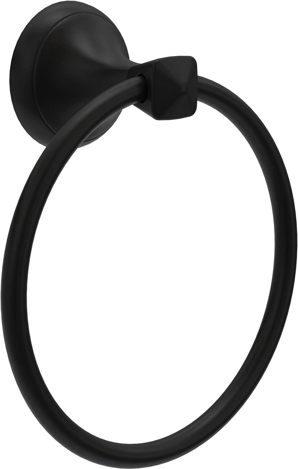 Matte Black Wall Mounted Towel Ring