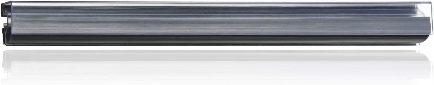 48-Inch Clear and Black Magnetic Display Rail