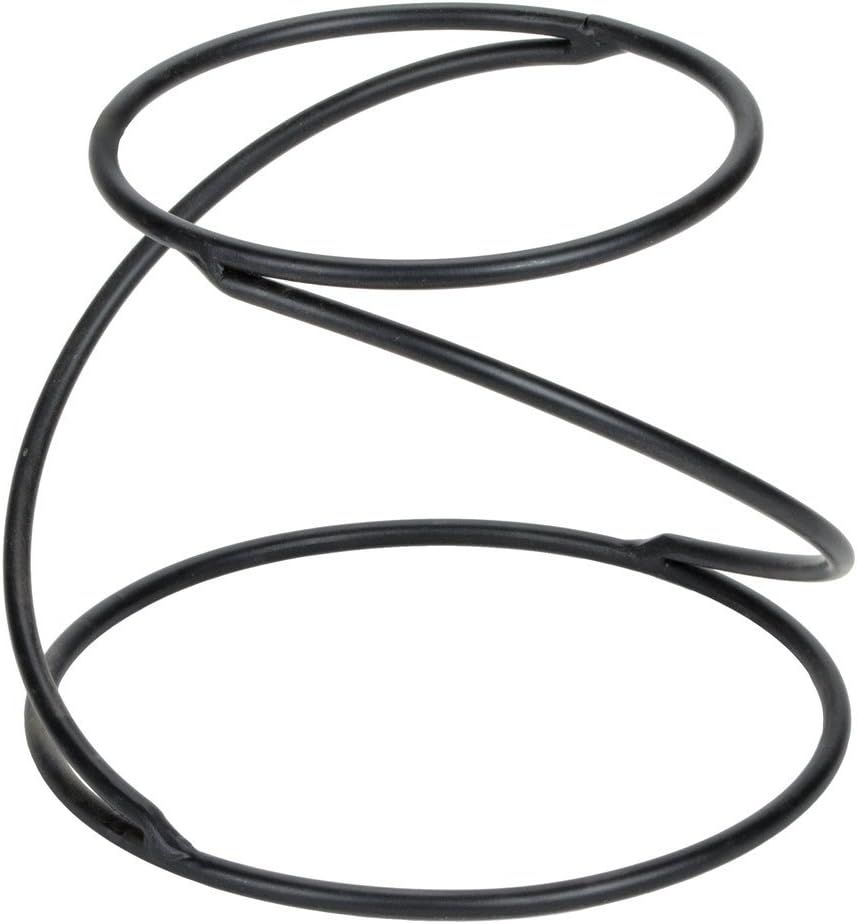 Black Wrought Iron Swirl Pizza Stand, 7-Inch