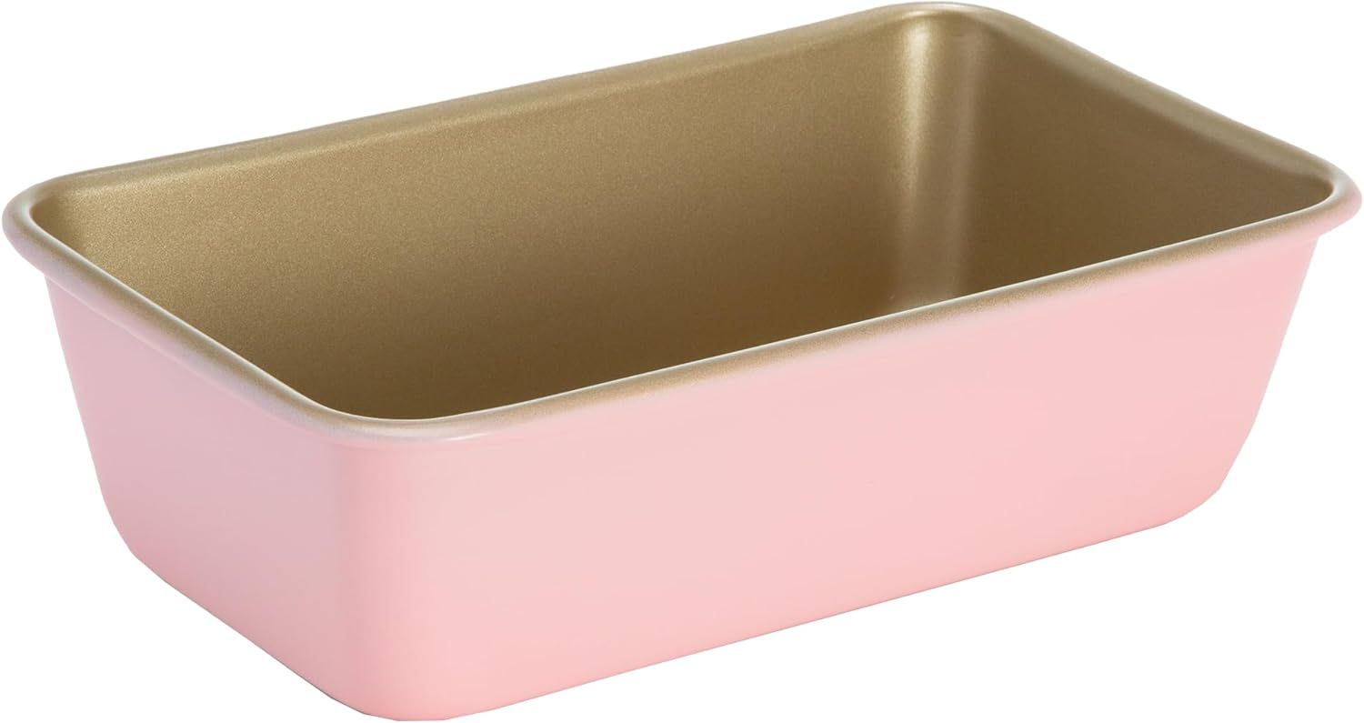 Pink Champagne Nonstick Carbon Steel 9-Inch Loaf Pan