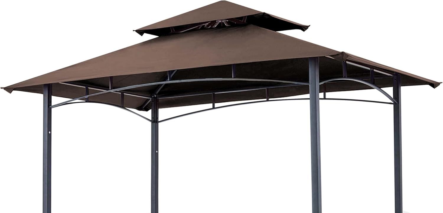 Brown Polyester Replacement Canopy for Grill Gazebo