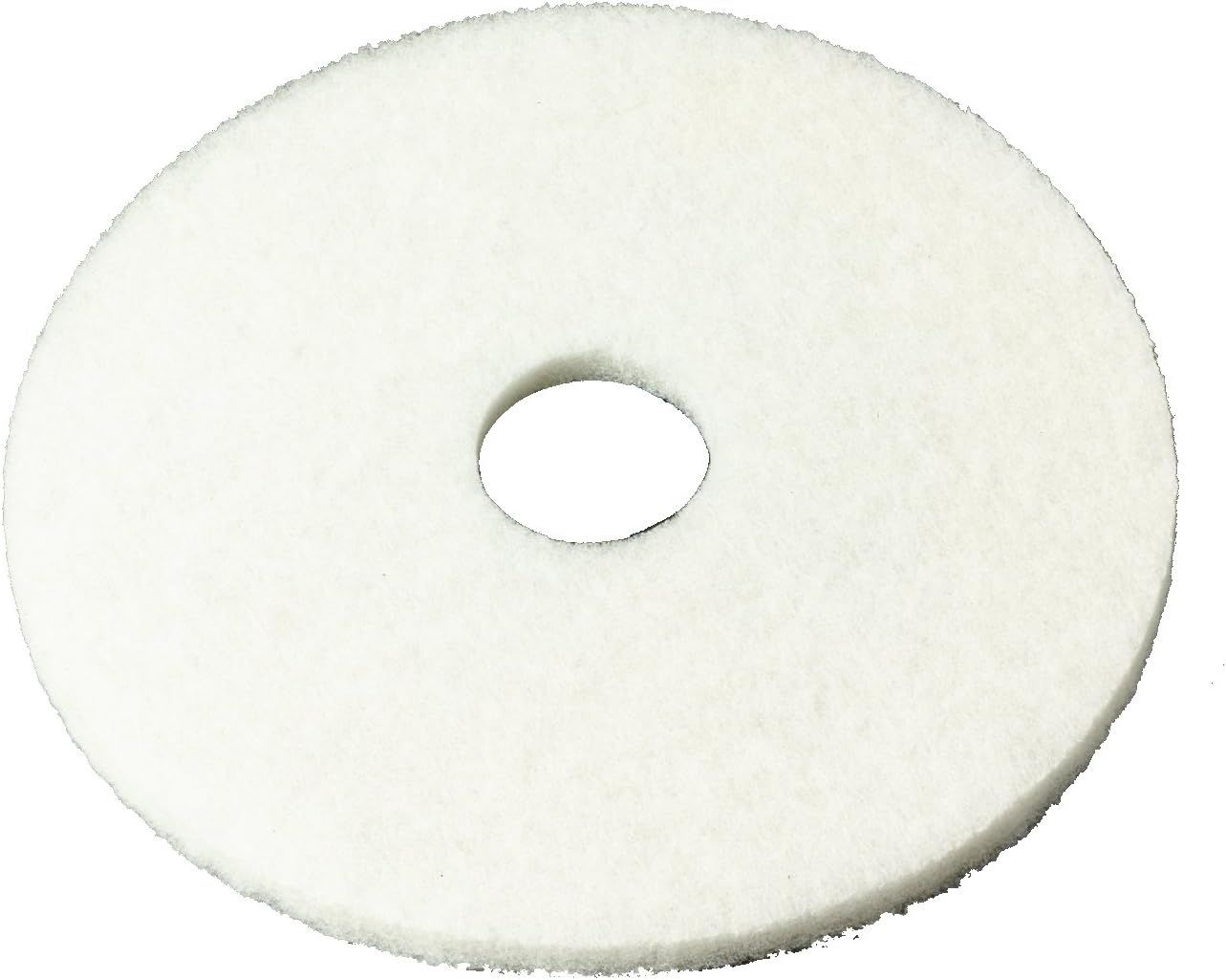 21-Inch White Polyester Floor Polishing Pad