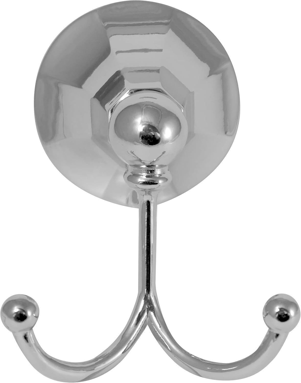 Polished Chrome Dual Hook Robe Hanger