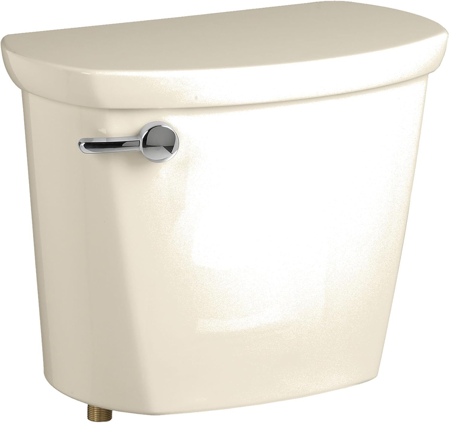 Bone Ceramic Cadet Pro Toilet Tank with Chrome Lever